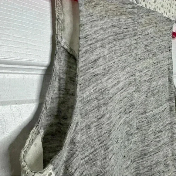 J. Crew Tank Top Lace Grey & White  Size Extra Small - Picture 13 of 16
